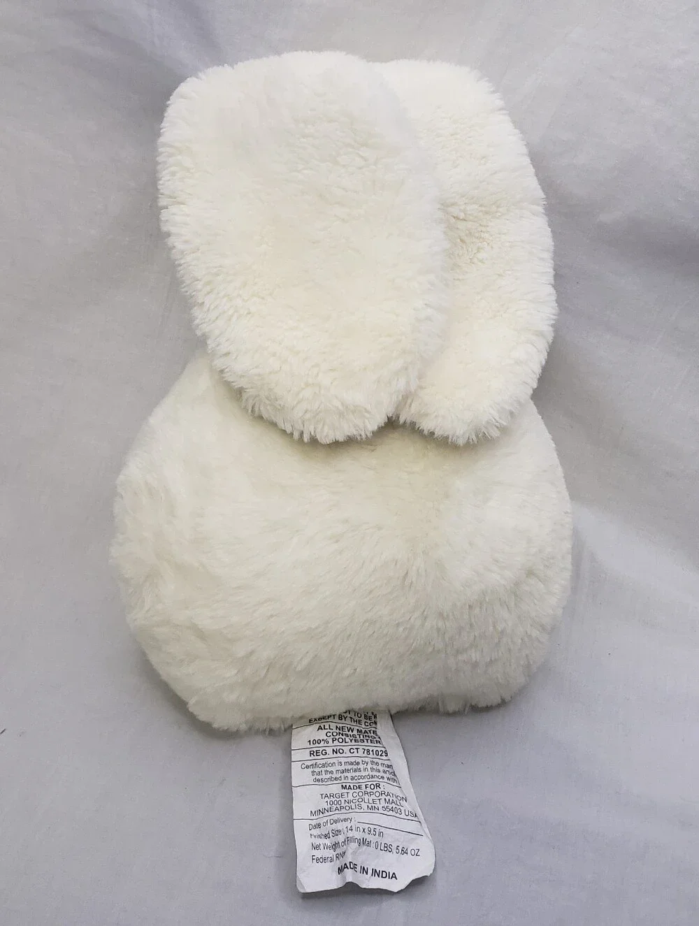 Target Bunny Rabbit Accent Pillow Floral Ears 14 Inches Tall
